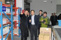 紹興市委常委、柯橋區(qū)委書記何加順來我公司參