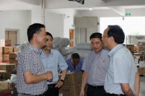 市委常委、宣傳部長(zhǎng)何加順來(lái)我公司調(diào)研